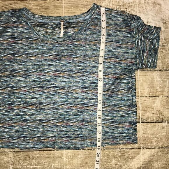 Free People Multi-Color Boxy Top - Picture 6 of 10